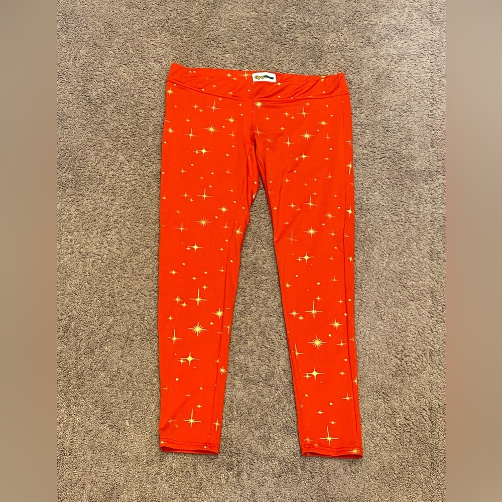 EUC Tipsy Elves Holiday Leggings Women’s Size XL